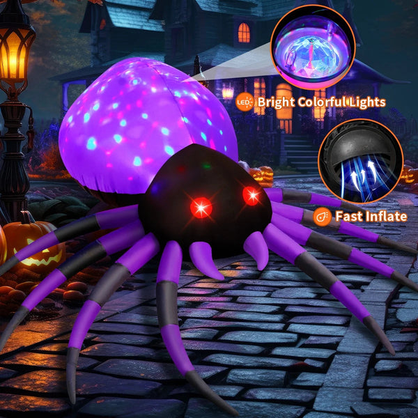 Glowing Halloween Spider Fun