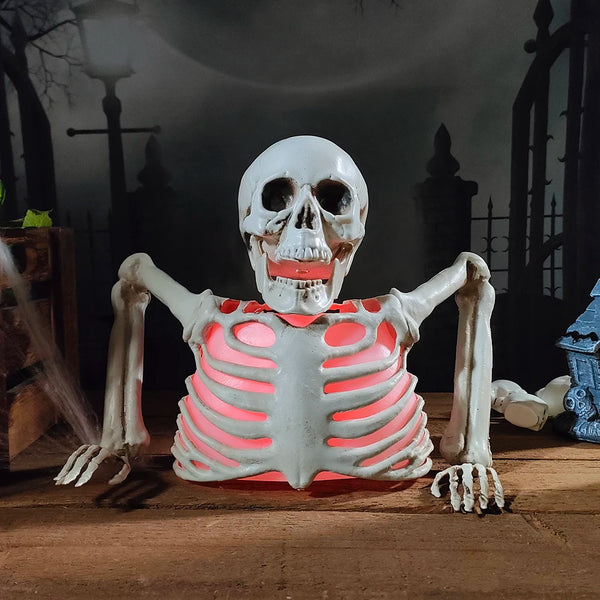 Glow-in-the-Dark Skull Decor